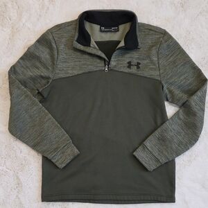 Under Armour Olive Quarter-Zip Mens Pullover